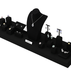 FANXI jewelry display counter_black jewelry stand_jewelry ring holder