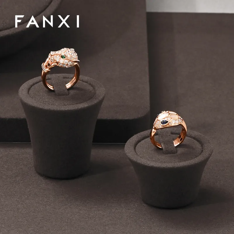 FANXI fashion brown colour jewellery display