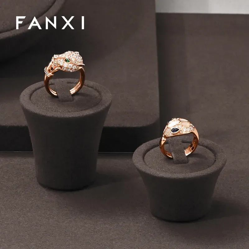 FANXI fashion brown colour jewellery display