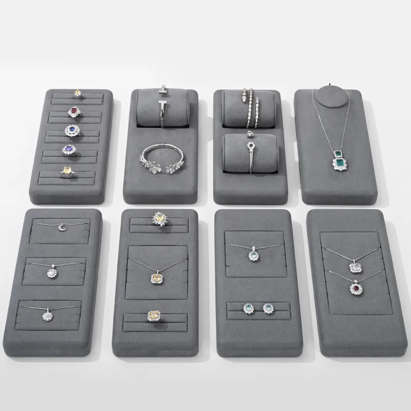 FANXI retail display jewelry_gray jewelry stand_cute jewelry holder