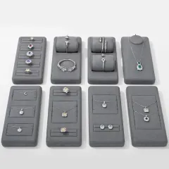FANXI retail display jewelry_gray jewelry stand_cute jewelry holder