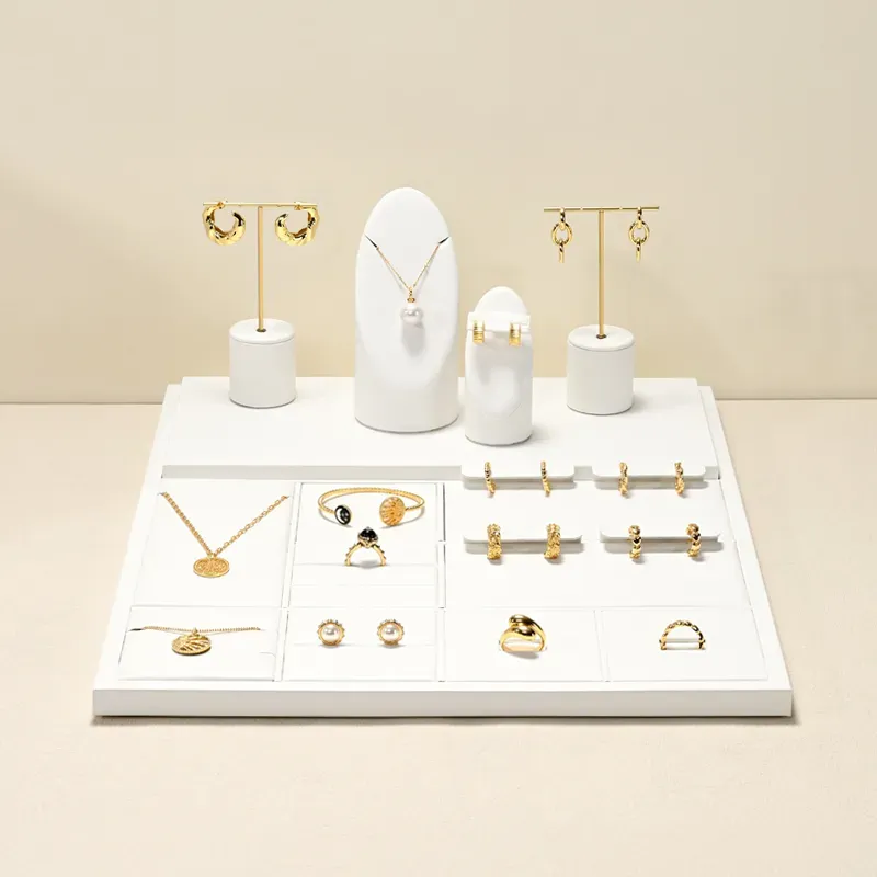FANXI high quality jewelry ring holder display stand set