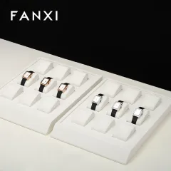 FANXI fashion beige microfiber watch display
