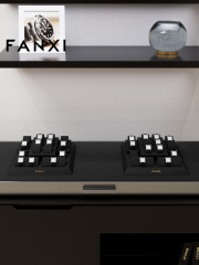 FANXI high quality luxury black microfiber jewelry display stand