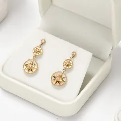 FANXI high quality beige colour leather jewelry box