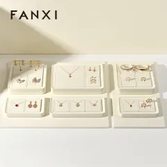 FANXI hot sale beige microfiber jewelry display props