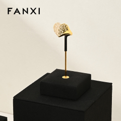 FANXI luxury Black Microfiber jewelry presentation
