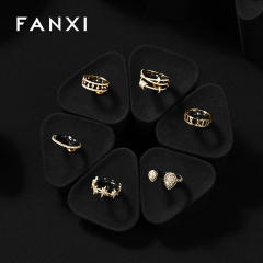 FANXI fashion Black Microfiber jewellery earring display