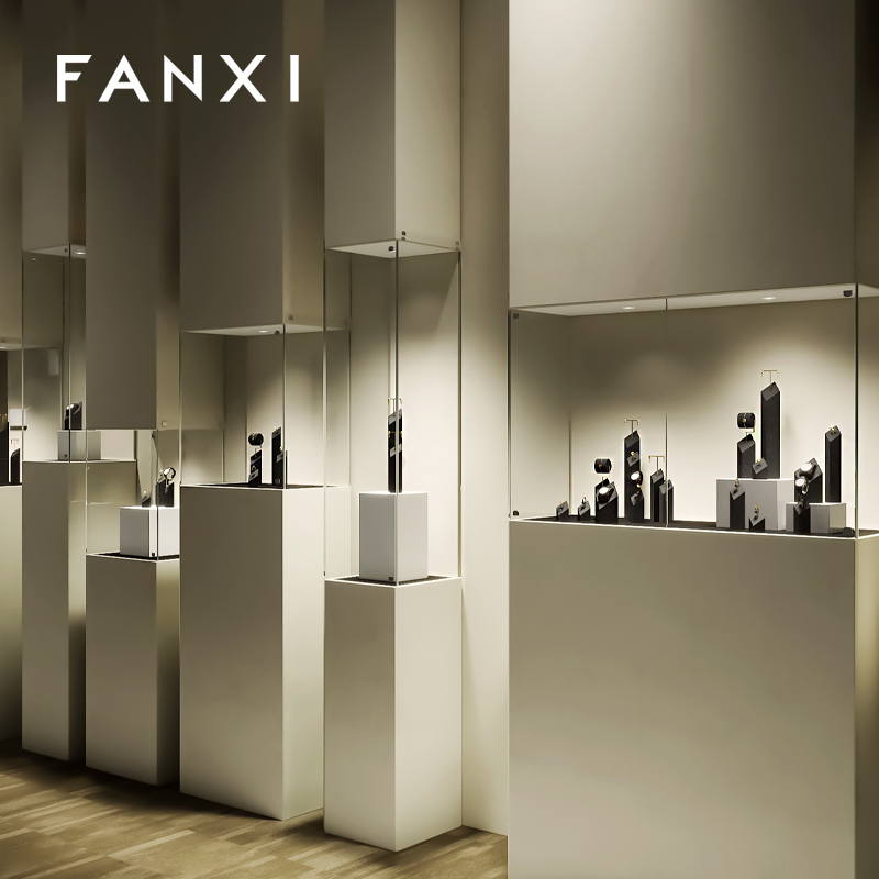 FANXI high end Black Microfiber Jewelry Display earring holder Product parameters