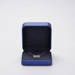 FANXI factory customize logo colour leather jewelry pendant box
