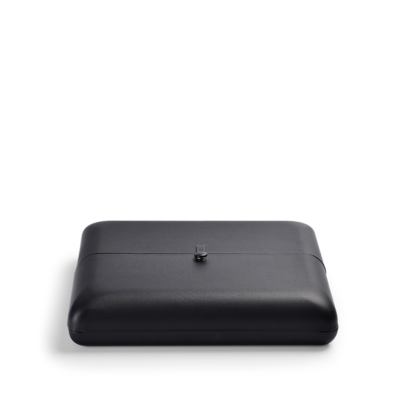 FANXI factory customize logo colour black leather jewellery packing boxc
