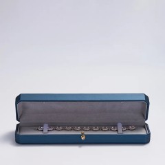 FANXI custom logo & colour PU leather jewelry box with microfiber inside