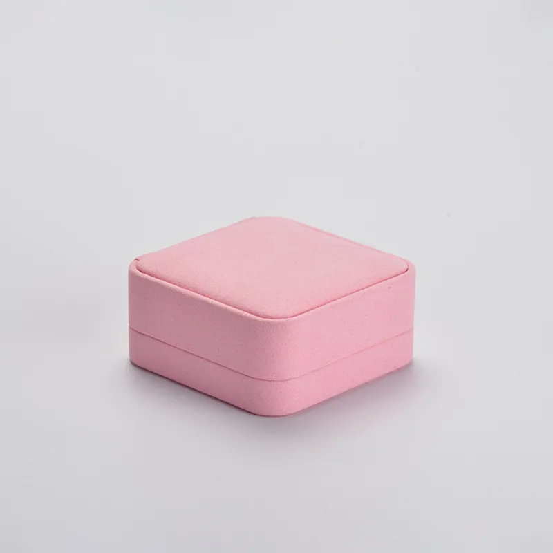 FANXI custom pink microfiber jewelry bangle packing box
