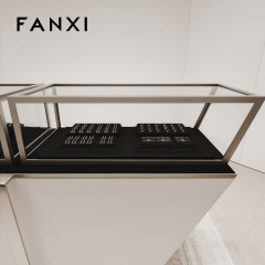 FANXI luxury Black Microfiber Jewelry display set series