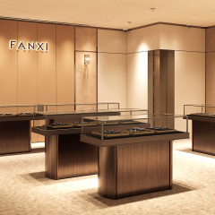 FANXI high quality Brown Metal luxurious jewelry display