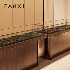 FANXI high quality Brown Metal luxurious jewelry display
