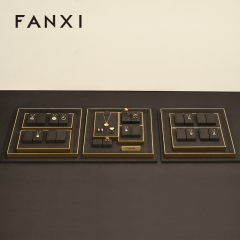 FANXI high quality Brown Metal luxurious jewelry display