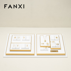 FANXI high quality Brown Metal luxurious jewelry display