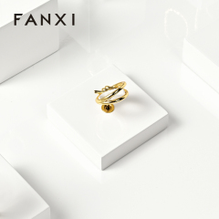 FANXI luxury White MDF spray paint Jewelry Display