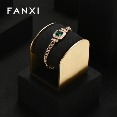 FANXI high end Black Microfiber jewelry display stand set