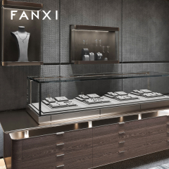 FANXI hot sale Gray Microfiber display for jewelry