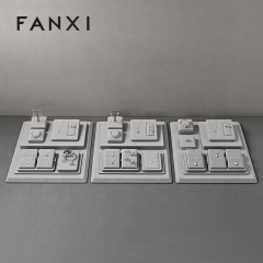FANXI hot sale Gray Microfiber display for jewelry