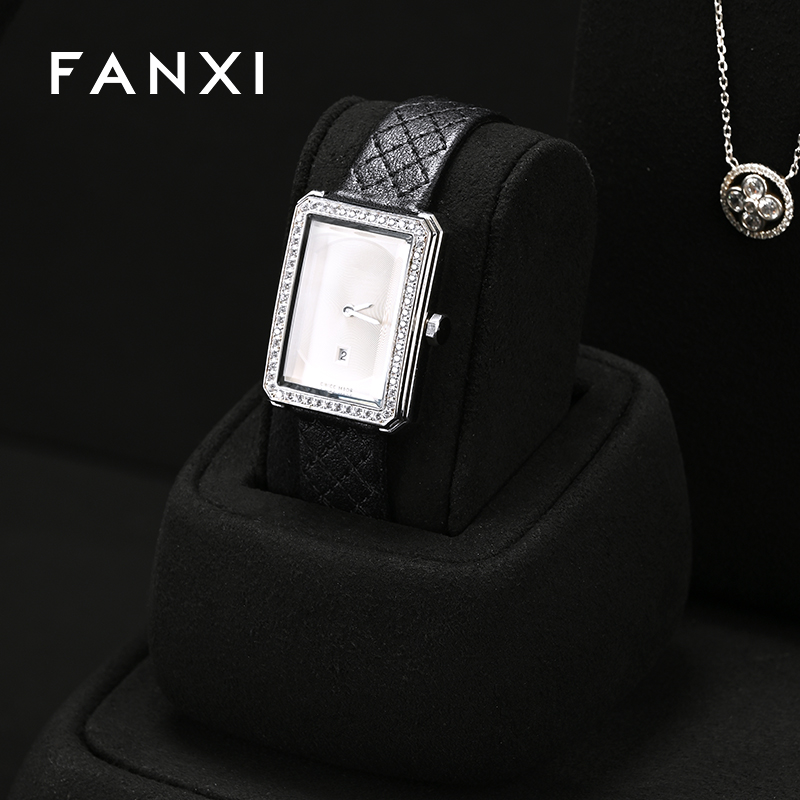 FANXI high end Black Microfiber jewelry presentation