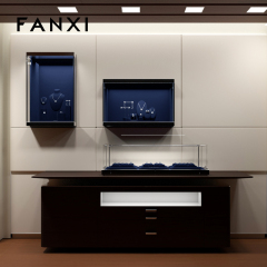 FANXI factory Blue Microfiber Jewelry display set series
