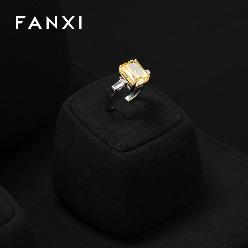 FANXI high end Black Microfiber jewelry presentation