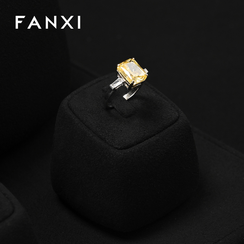 FANXI high end Black Microfiber jewelry presentation