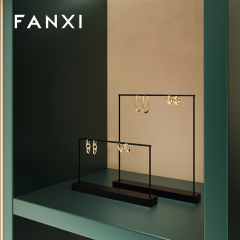 FANXI wholesale Black metal luxury jewelry display stand