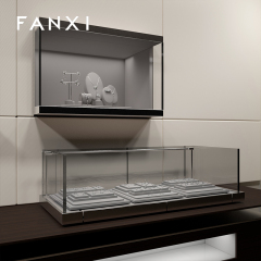 FANXI fashion grey Microfiber custom jewelry display