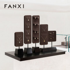 FANXI wholesale Superfiber and Metal jewelry stand