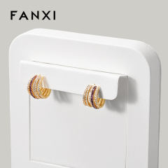 FANXI high quality Black and White leather Jewelry display stand