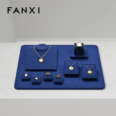 FANXI Multiple colors available Microfiber Jewelry portrait stand