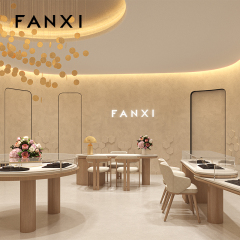 FANXI factory Coffee Microfiber Jewelry display set series