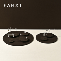 FANXI factory Coffee Microfiber Jewelry display set series