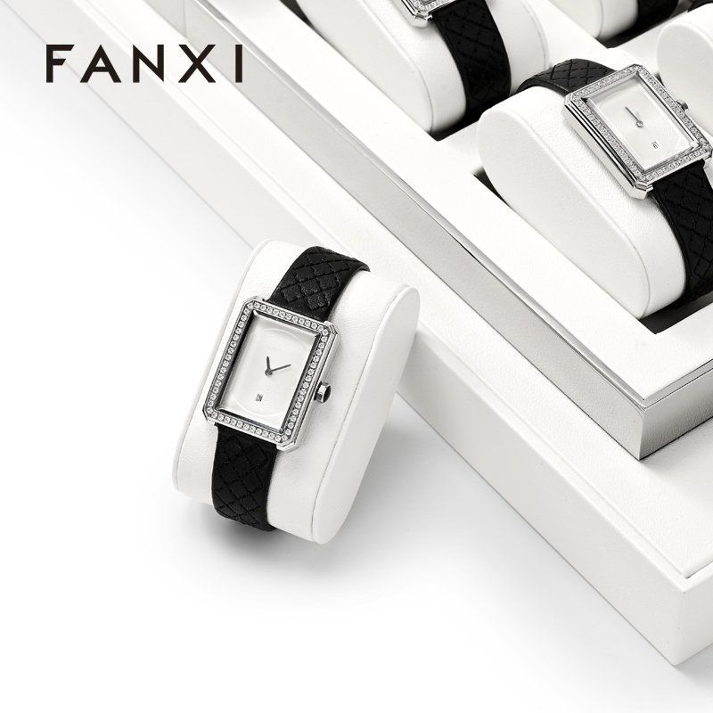 FANXI wholesale White Metal wrist watch display stand
