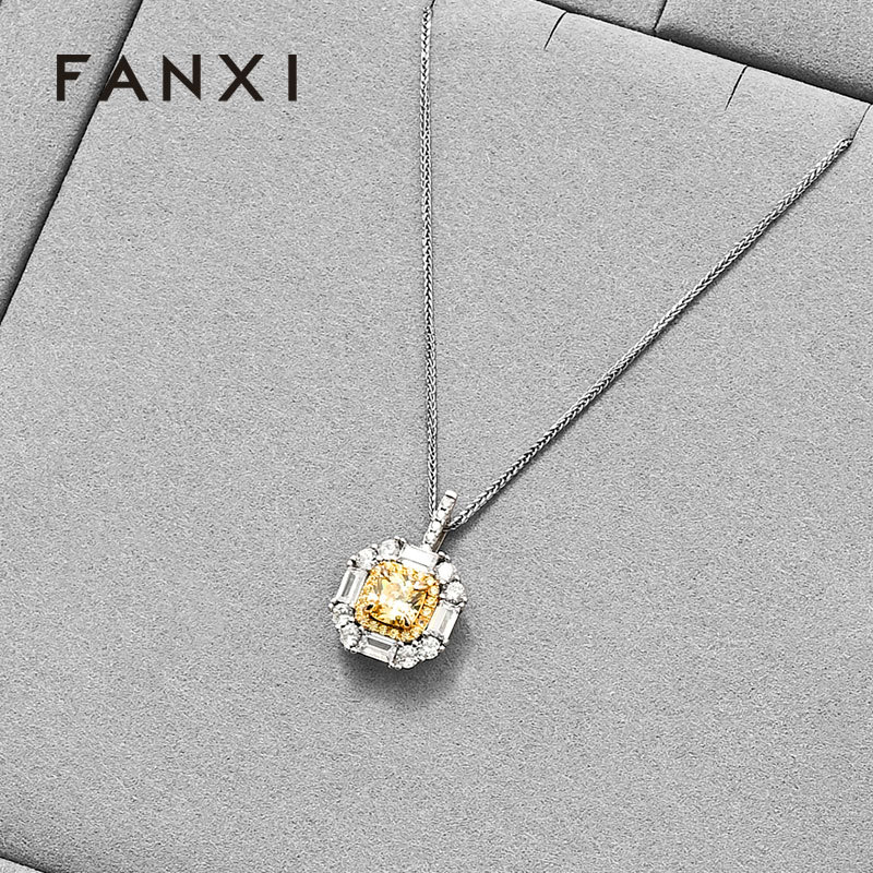 FANXI high quality grey MDF baking paint jewelry display