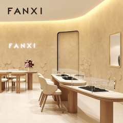 FANXI new arrival Black Microfiber jewelry display rack