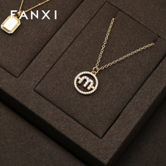 FANXI factory Coffee color Microfiber luxury jewellery display