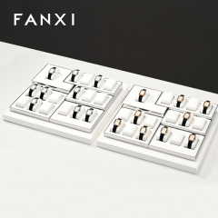 FANXI wholesale White Metal wrist watch display stand