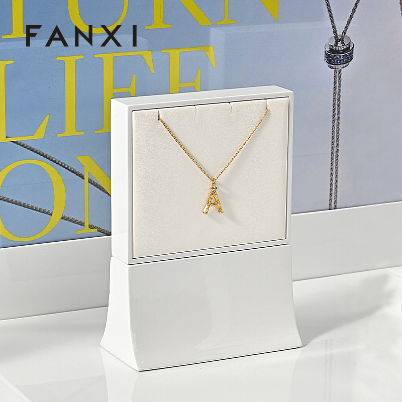 FANXI factory White Baking paint Jewelry display set series