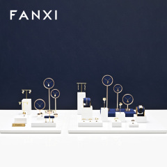 FANXI high end Black Baking paint and metal jewelry display