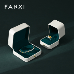 FANXI high quality aquamarine Velvet Jewelry box