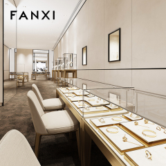FANXI wholesale Beige Microfiber jewelry organizer