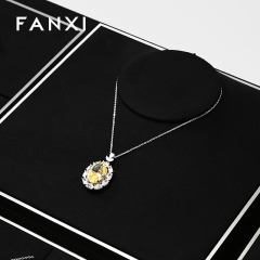 FANXI fashion Black metal luxury jewellery display
