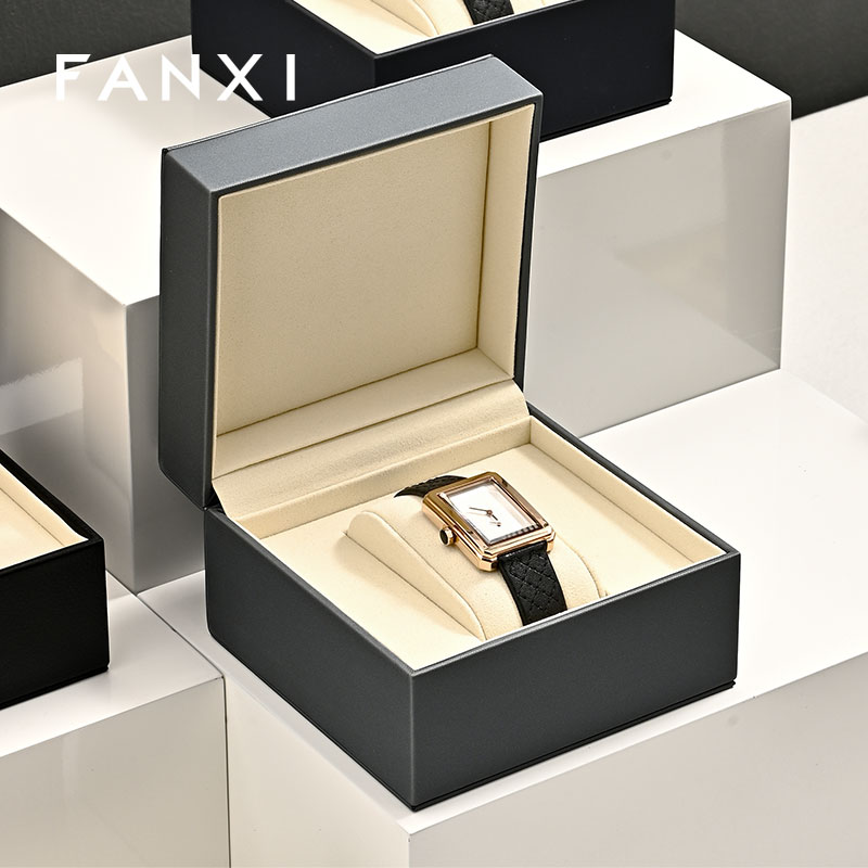 FANXI hot sale Multi-color optional Leather Watch storage box