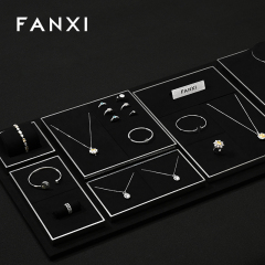 FANXI fashion Black metal luxury jewellery display