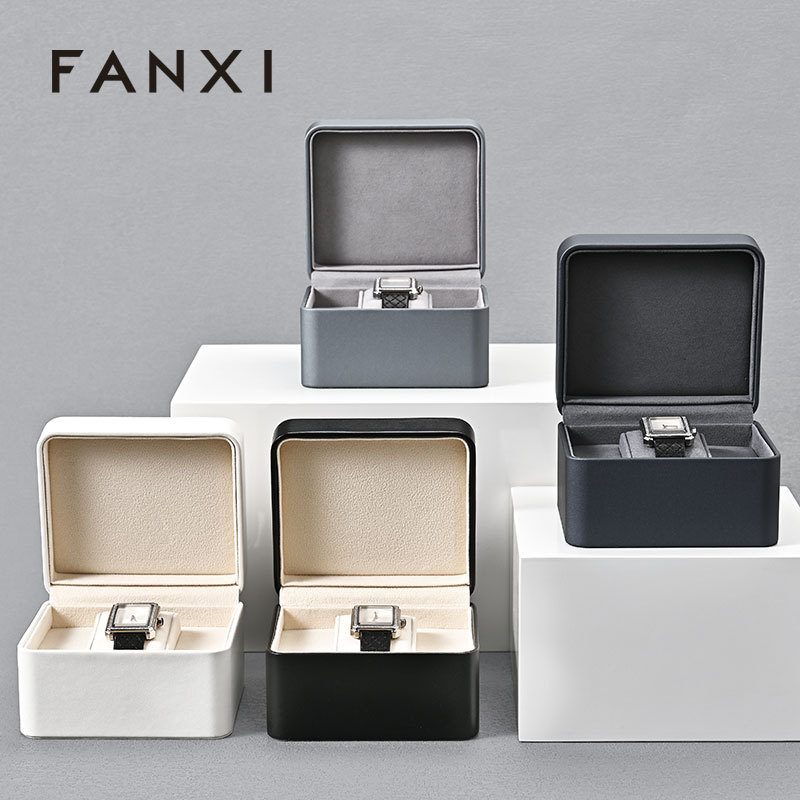FANXI hot sale Multi-color optional microfiber Watch storage box